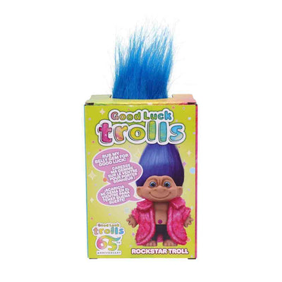 GOOD LUCK TROLLS SINGLE FIGURE - ROCKSTAR TROLL - Toyworld Frankston