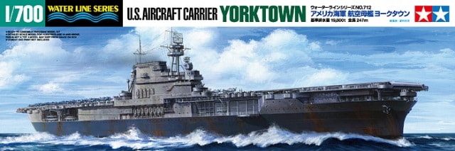 TAMIYA 1/700 US AIRCRAFT CARRIER YORKTOWN CV-5 - Toyworld Frankston