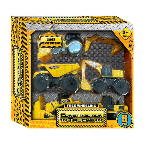 CITY PLAY SET - FREE WHEELING CONSTRUCTION VEHICLES