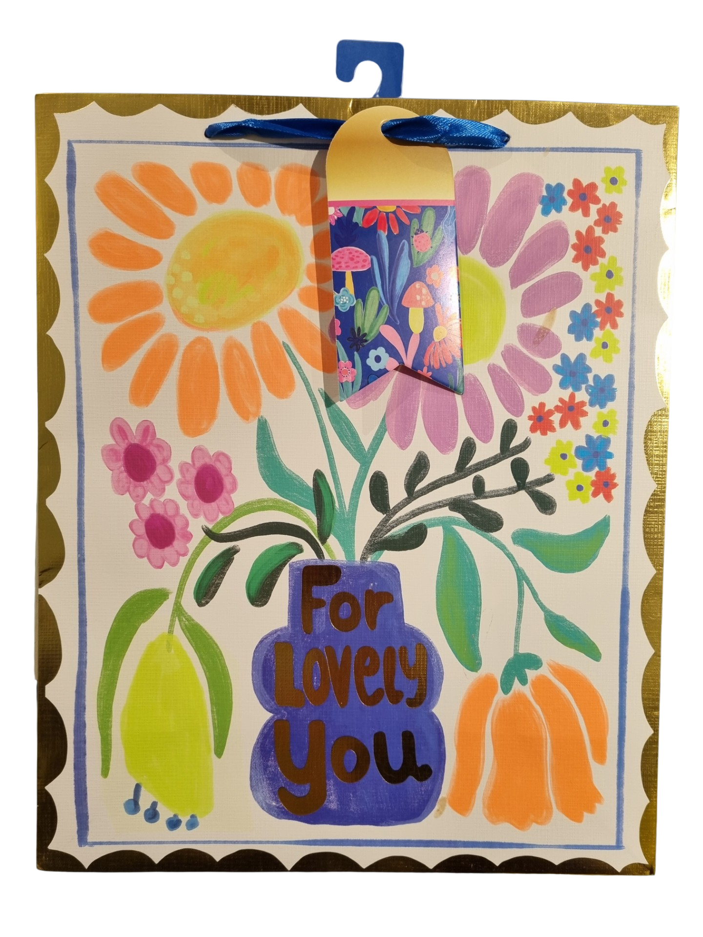 GIFT BAG MEDIUM - NEON 36477 - FLOWER VASE