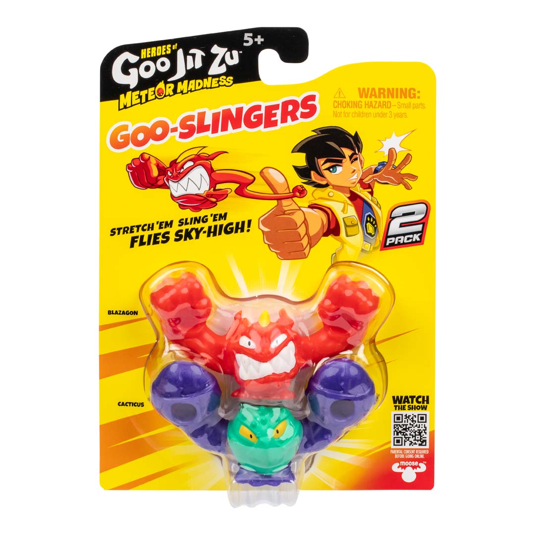 HEROES OF GOO JIT ZU - METEOR MADNESS GOO SLINGERS - 2 PACK ASSORTMENT - Toyworld Frankston