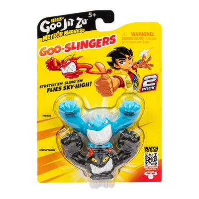 HEROES OF GOO JIT ZU - METEOR MADNESS GOO SLINGERS - 2 PACK ASSORTMENT - Toyworld Frankston