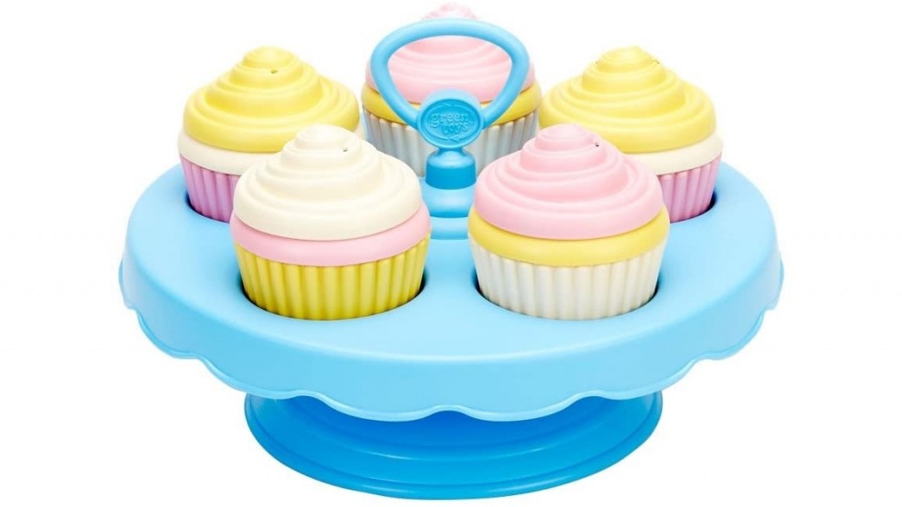 GREEN TOYS - CUPCAKE SET - Toyworld Frankston