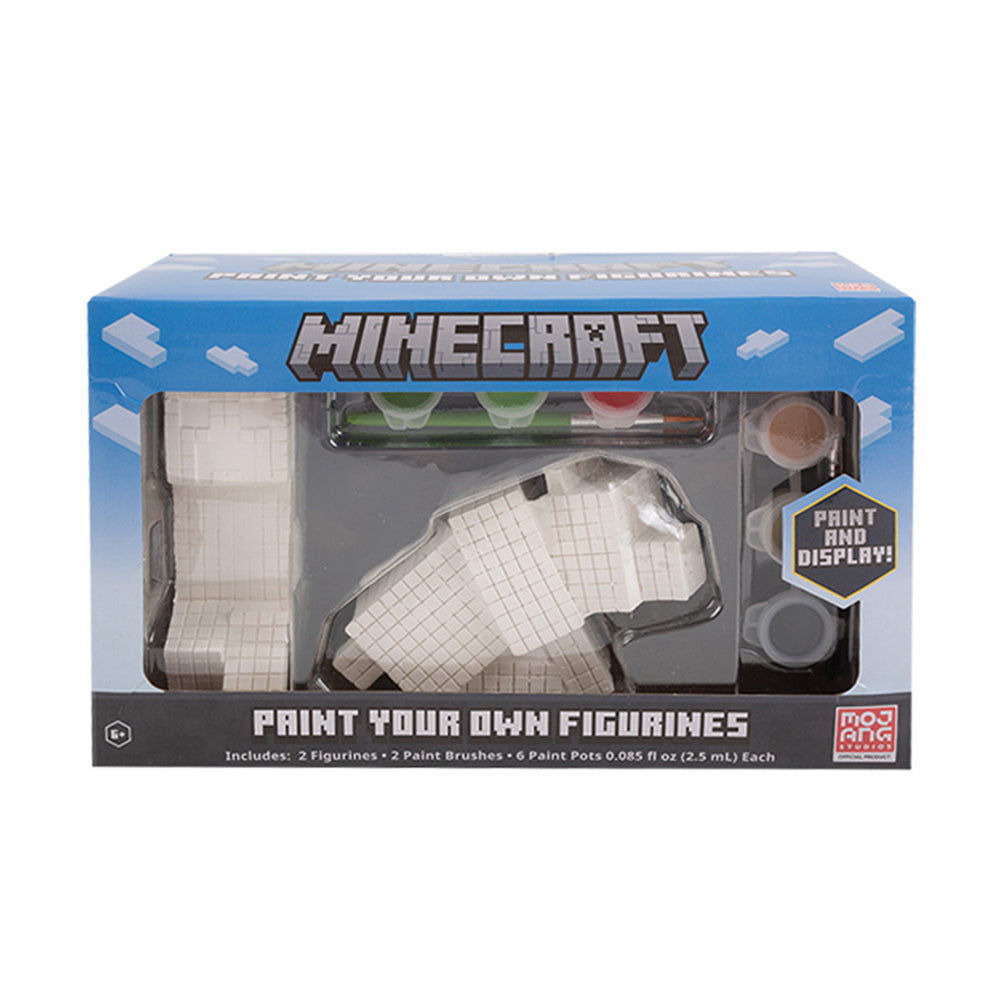 MINECRAFT PAINT YOUR OWN FIGURINES - Toyworld Frankston
