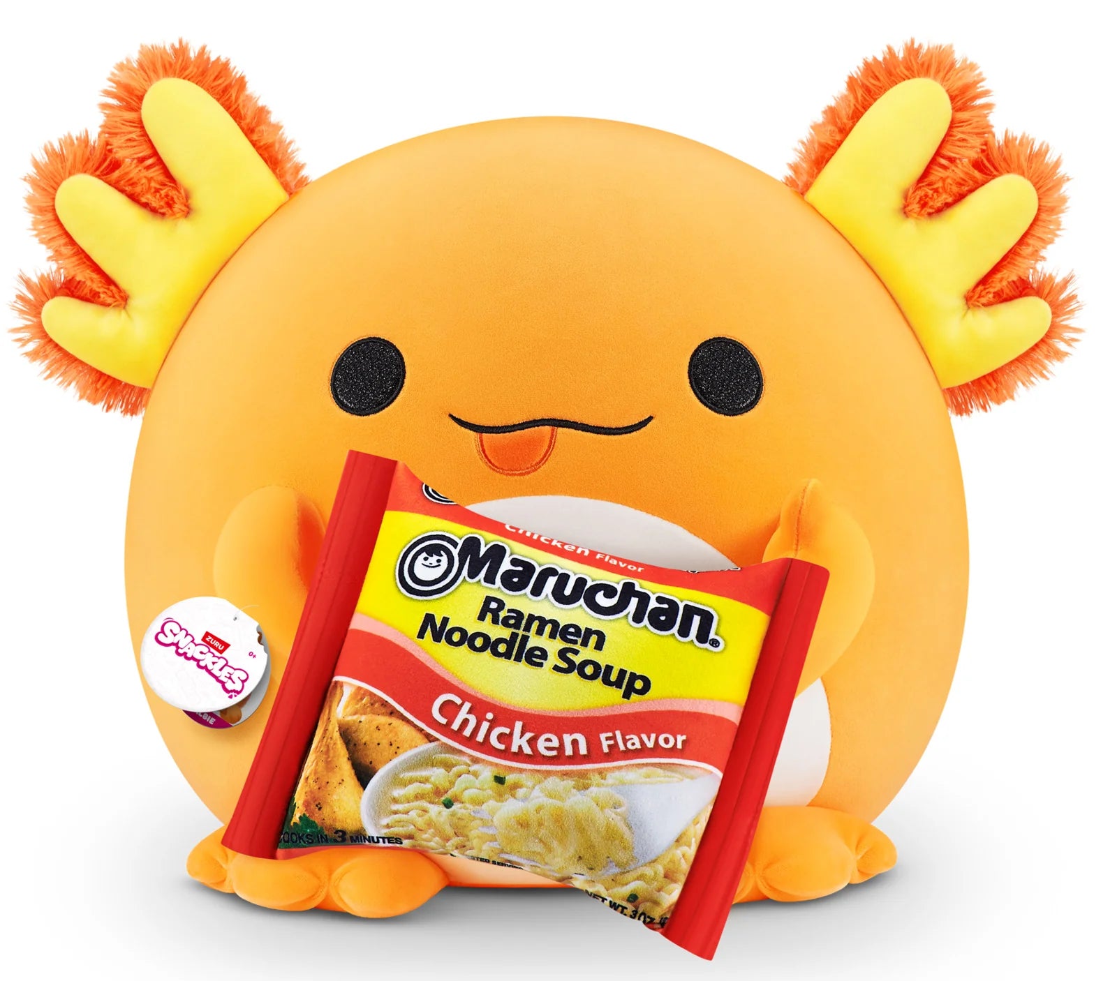 ZURU - SNACKLES PLUSH ALBIE WITH NOODLES - Toyworld Frankston