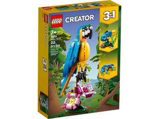 LEGO CREATOR 31136 EXOTIC PARROT 3 IN 1 - Toyworld Frankston