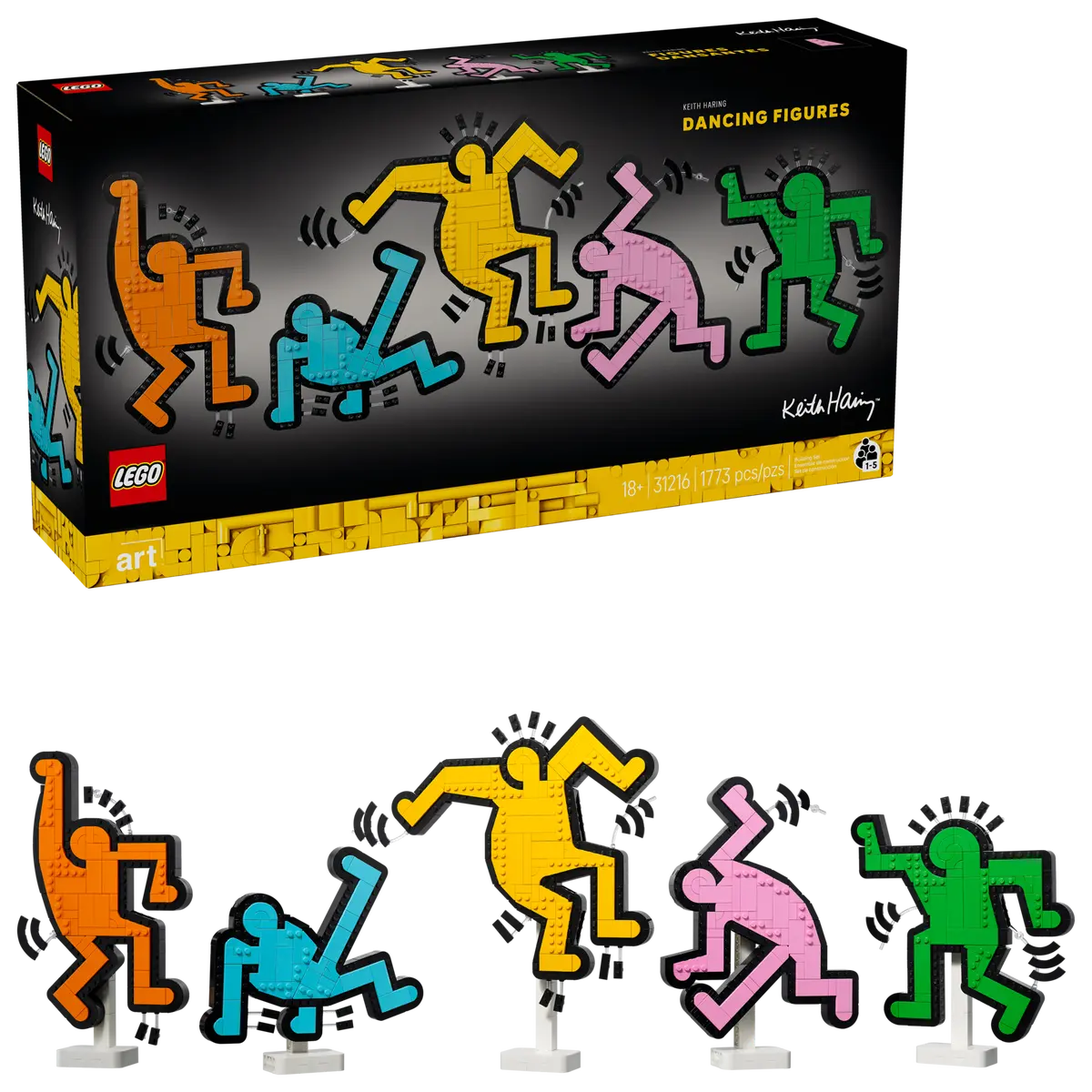 LEGO ART 31216 KEITH HARING – DANCING FIGURES