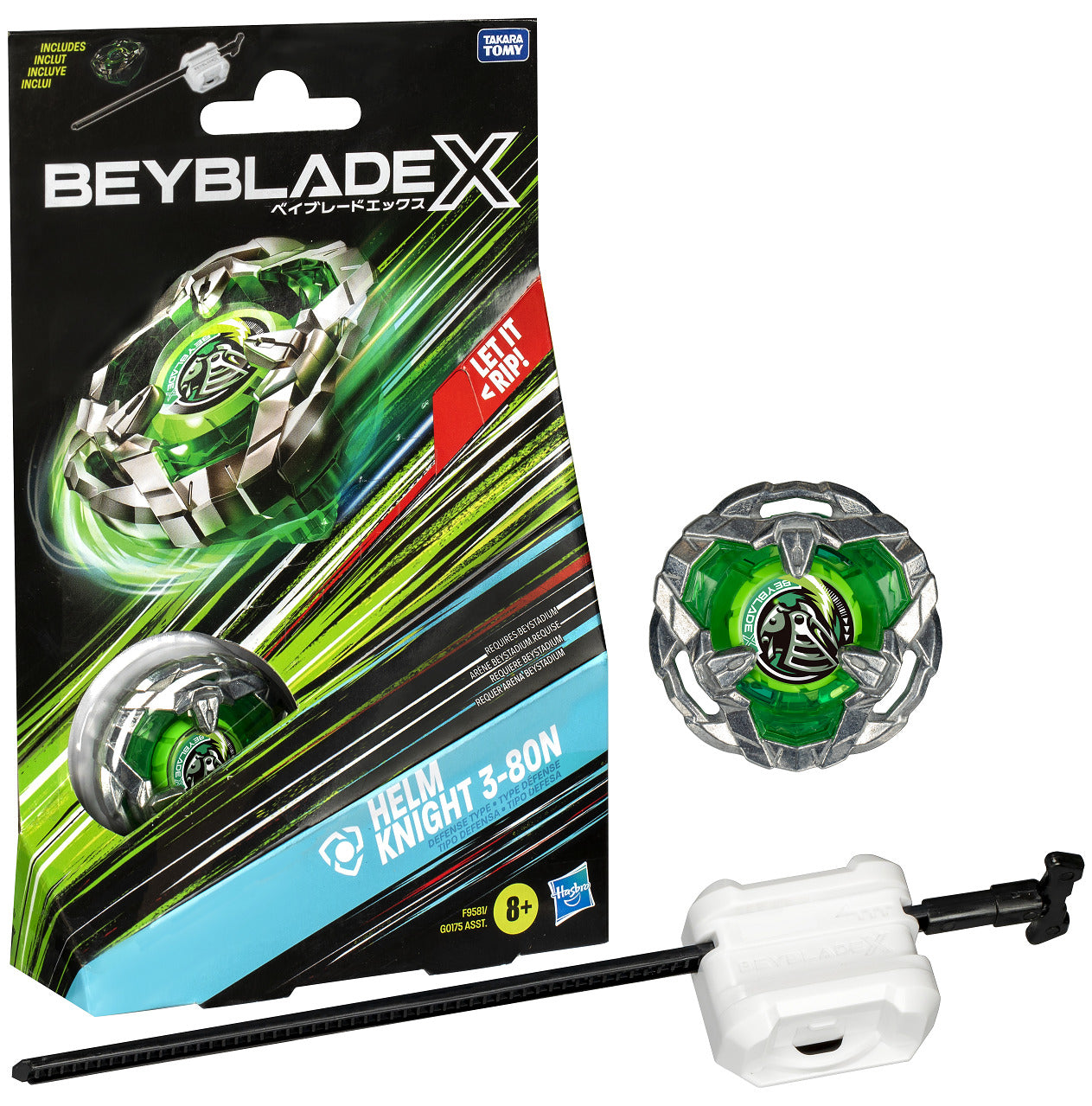 BEYBLADE X STARTER PACK HELM KNIGHT 3-80N - Toyworld Frankston