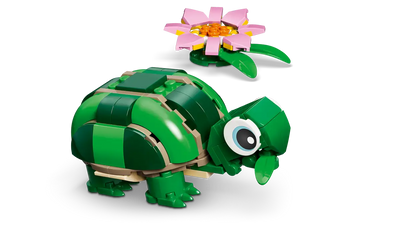LEGO 31377 TURTLE WITH A WATER LILY FLOWER - Toyworld Frankston
