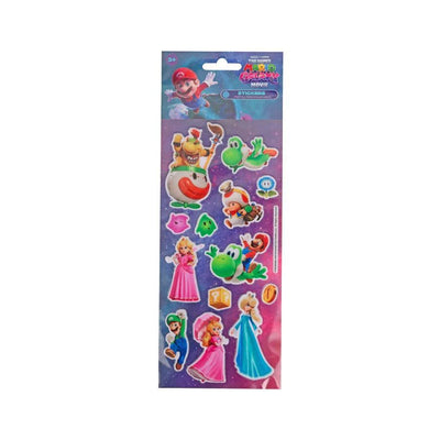 SUPER MARIO GALAXY MOVIE - STICKERS 3 PACK - Toyworld Frankston