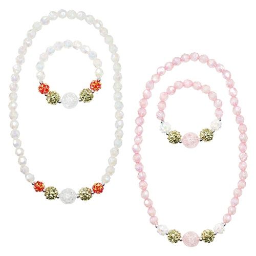 PINK POPPY - FESTIVE SPARKLE NECKLACE & BRACELET SET - Toyworld Frankston