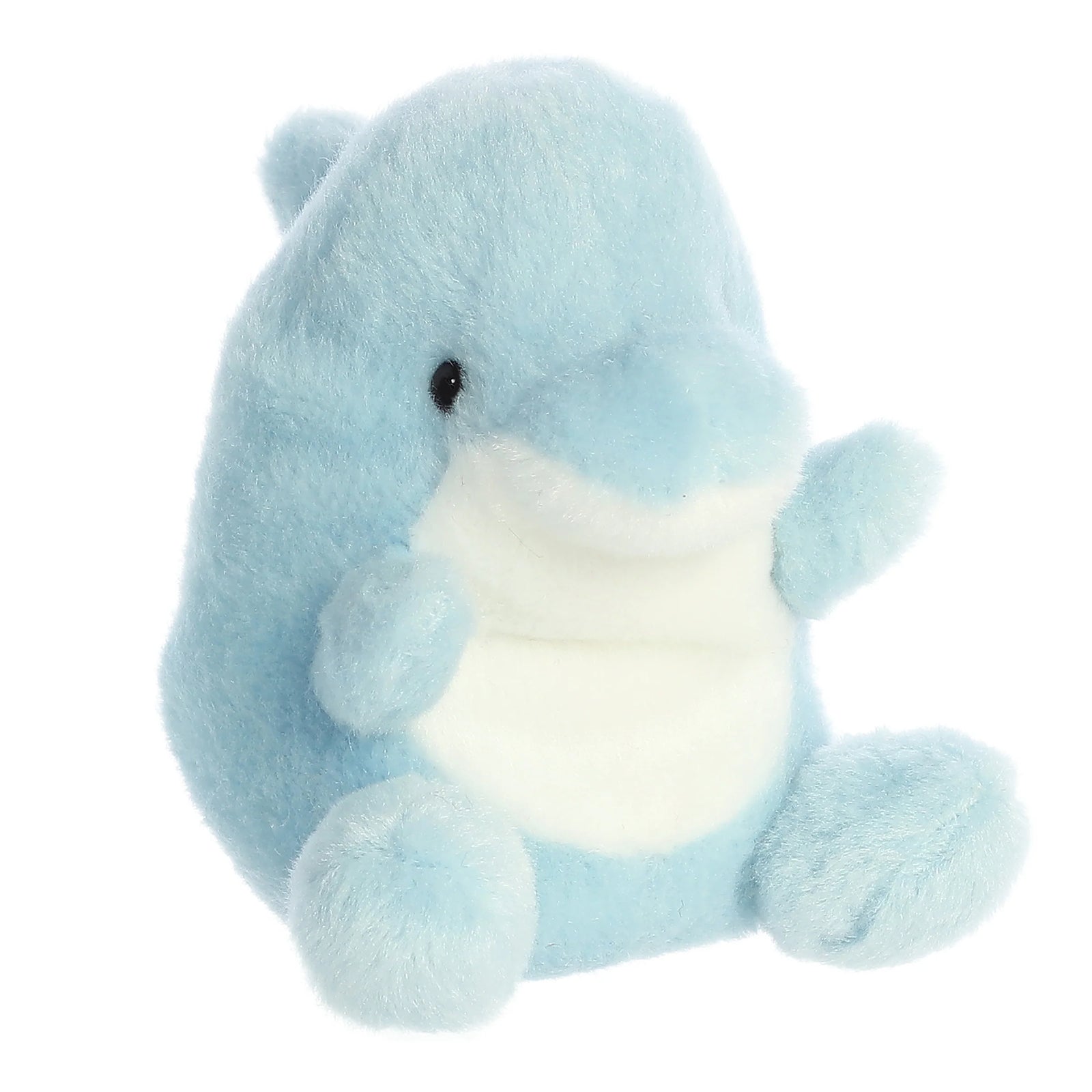 PALM PALS - CLICKS DOLPHIN 5" PLUSH - Toyworld Frankston