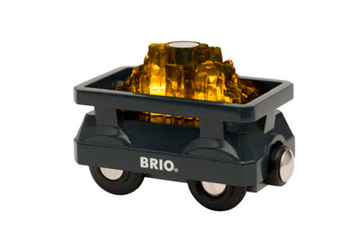 BRIO LIGHT UP GOLD WAGON - Toyworld Frankston