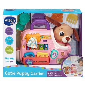 VTECH BABY CUTIE PUPPY CARRIER PLAY SET