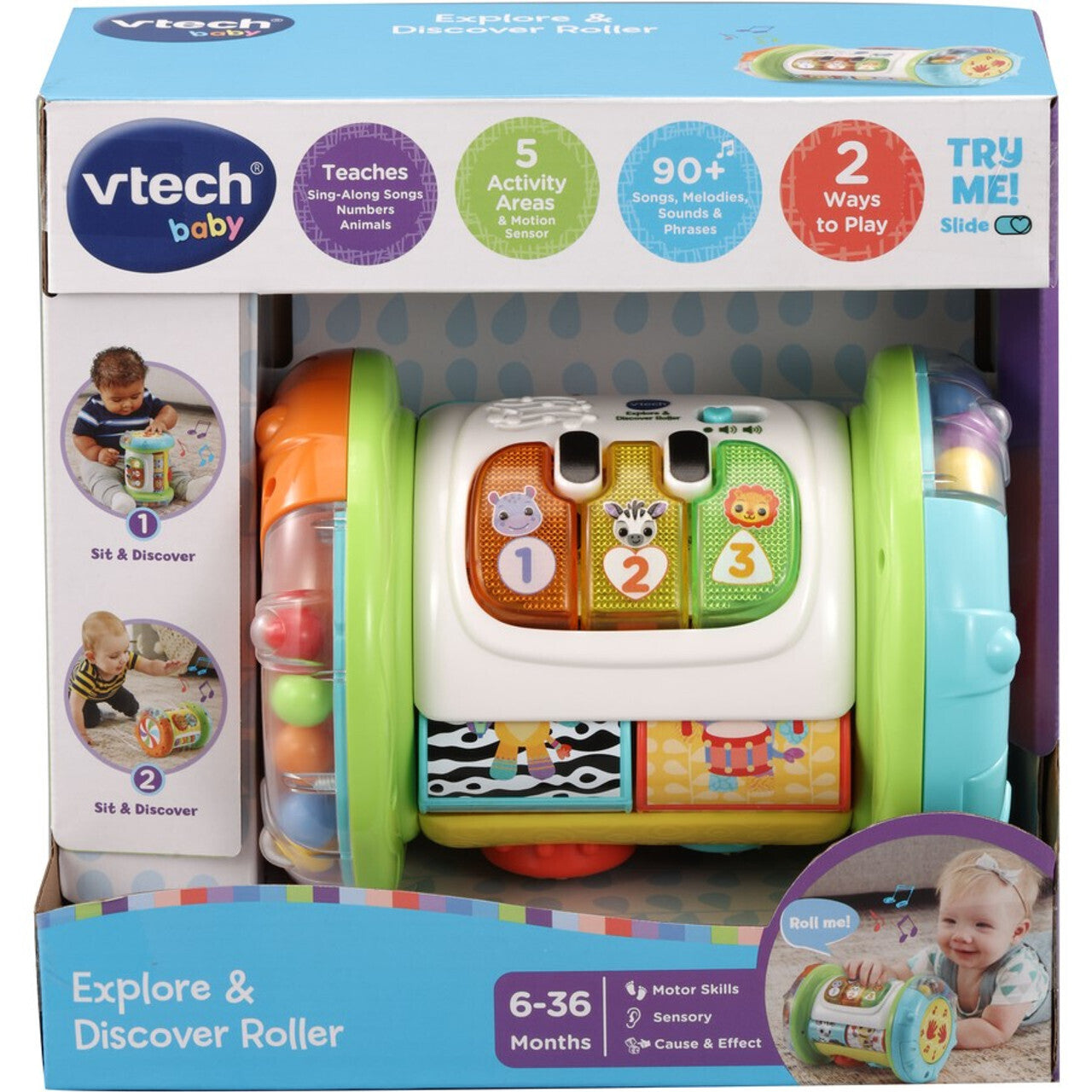 VTECH BABY EXPLORE AND DISCOVER CRAWLING ROLLER