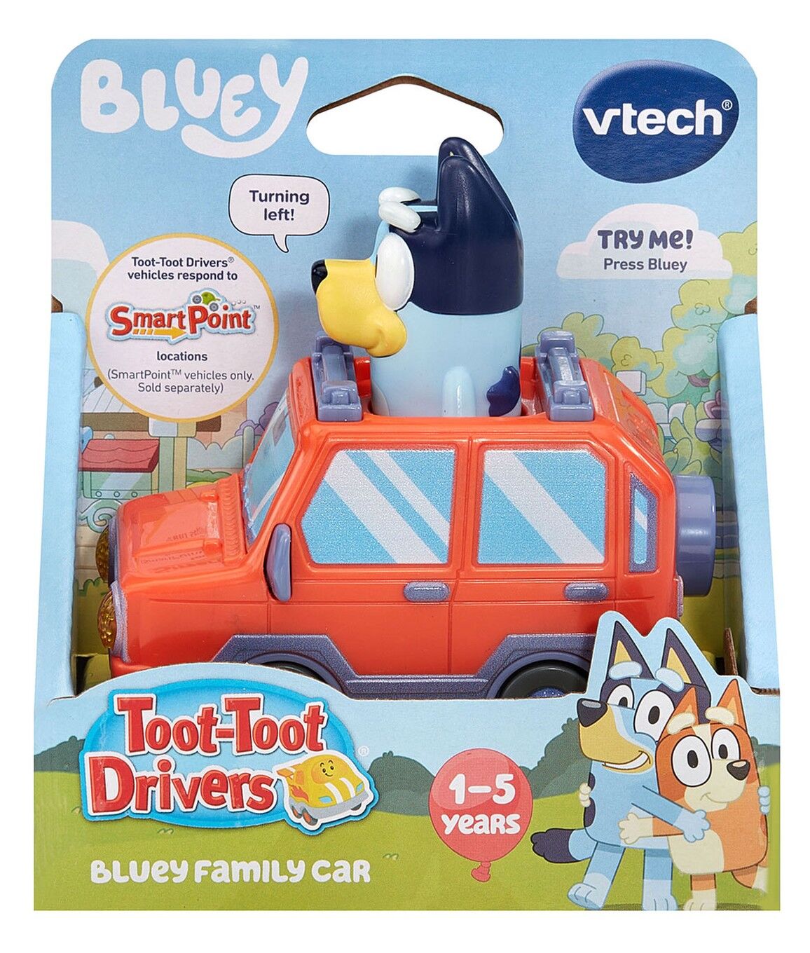 VTECH TOOT TOOT DRIVERS - BLUEY FAMILY CAR