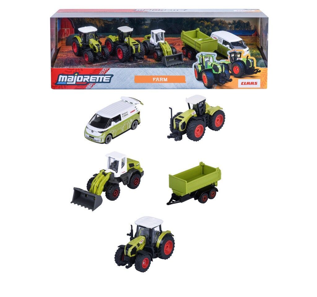 MAJORETTE CLAAS FARM 5PCS GIFT PACK