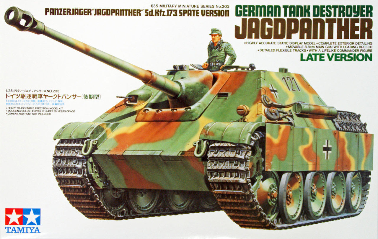 TAMIYA 1:35 GERMAN TANK DESTROYER JAGDPANTHER L.V. - Toyworld Frankston