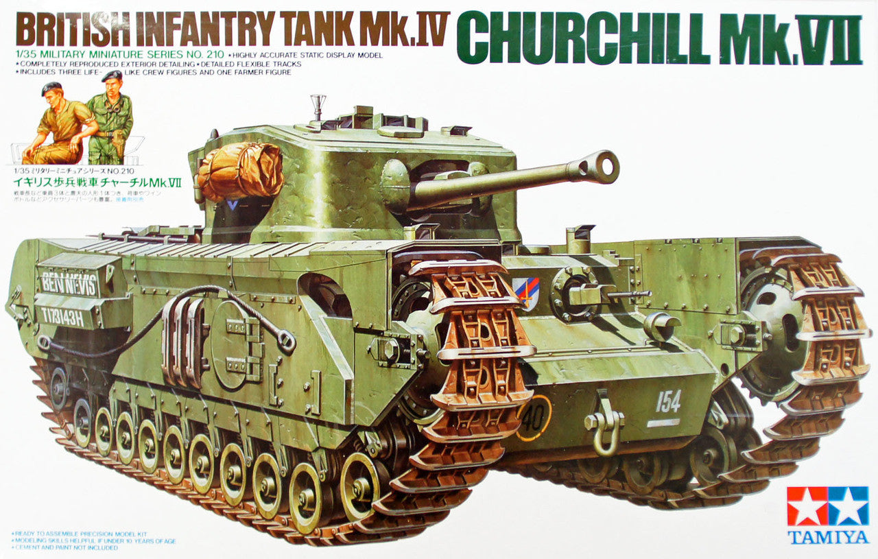 TAMIYA 1/35 BRITISH INFANTRY TANK CHURCHILL MK.VII - Toyworld Frankston
