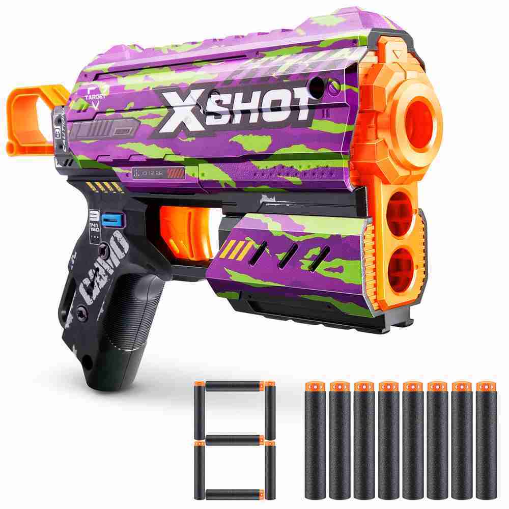 ZURU XSHOT FLUX SKINS CRUCIFER BLASTER - Toyworld Frankston