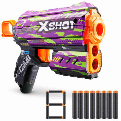 ZURU XSHOT FLUX SKINS CRUCIFER BLASTER - Toyworld Frankston