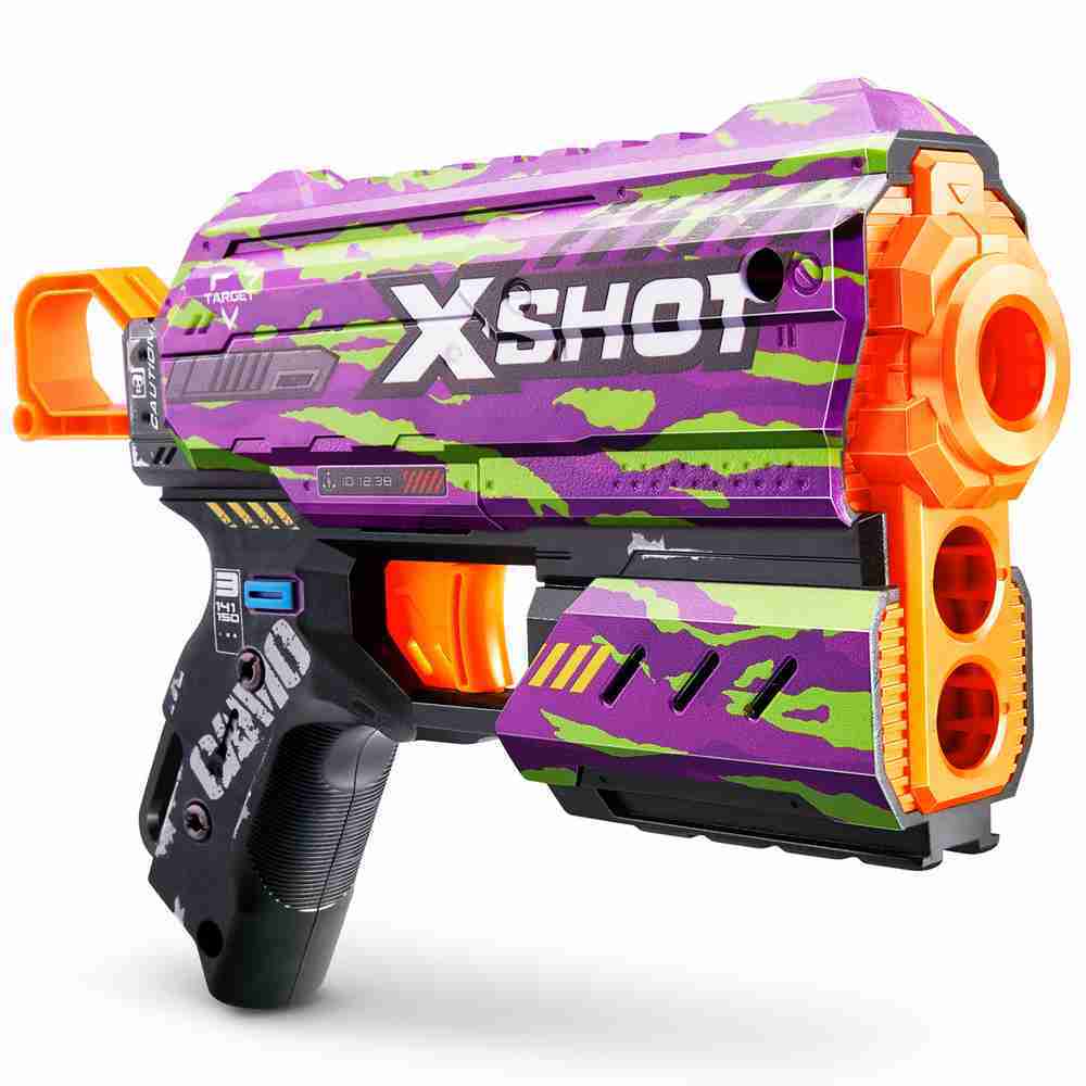 ZURU XSHOT FLUX SKINS CRUCIFER BLASTER - Toyworld Frankston