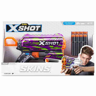 ZURU XSHOT FLUX SKINS CRUCIFER BLASTER - Toyworld Frankston