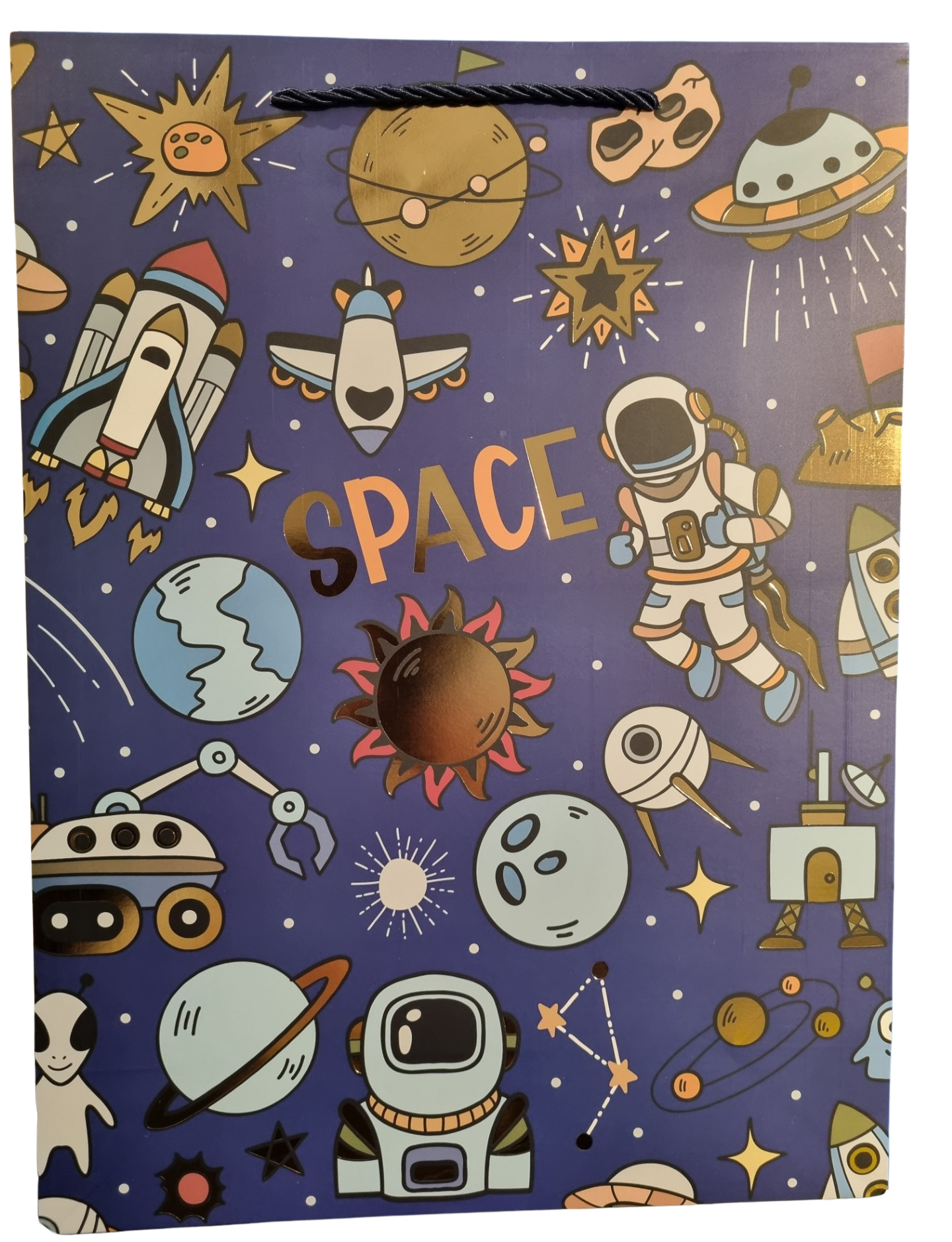 GIFT BAG SMALL - BOYS DESIGN 38602 - SPACE