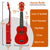 3RD AVENUE SOPRANO UKULELE - RED