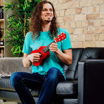3RD AVENUE SOPRANO UKULELE - RED
