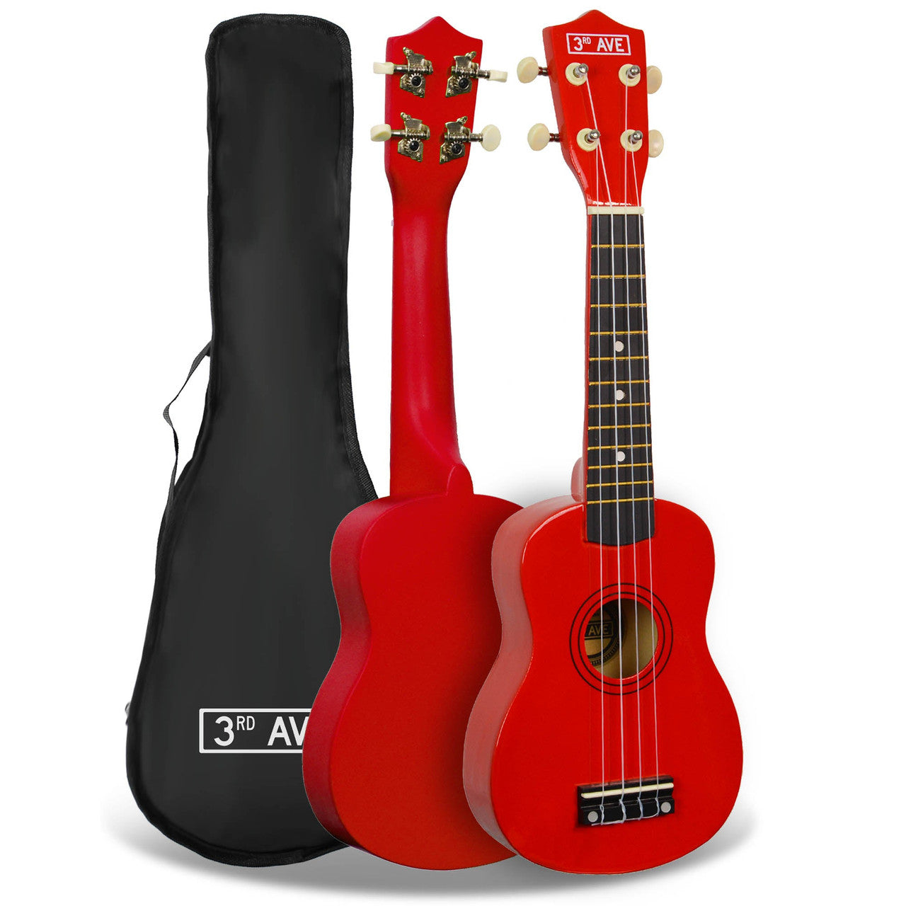 3RD AVENUE SOPRANO UKULELE - RED - Toyworld Frankston