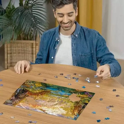 RAVENSBURGER PUZZLE - LAND OF THE DINOSAURS 500 PIECES - Toyworld Frankston