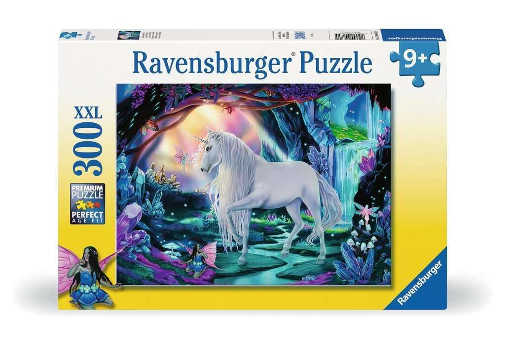 RAVENSBURGER - CRYSTAL UNICORN 300 PIECE PUZZLE - Toyworld Frankston