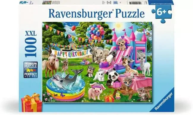 RAVENSBURGER - TIARA BIRTHDAY PARTY 100 PIECE PUZZLE - Toyworld Frankston