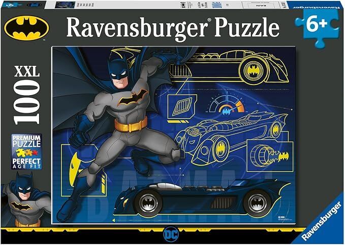 RAVENSBURGER - BATMOBILE 100 PIECE PUZZLE - Toyworld Frankston