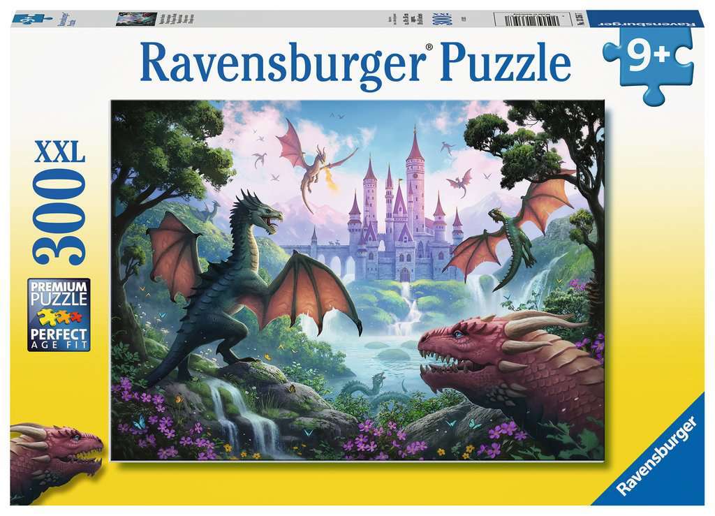 RAVENSBURGER - THE DRAGON'S WRATH 300 PIECE PUZZLE - Toyworld Frankston