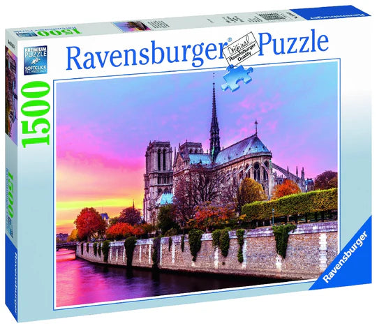 PUZZLE 1500 PC PICTURESQUE NOTRE DAME - Toyworld Frankston