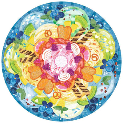 RAVENSBURGER 17348 8 CIRCLE OF COLORS - ICE CREAM 500 PIECE PUZZLE - Toyworld Frankston
