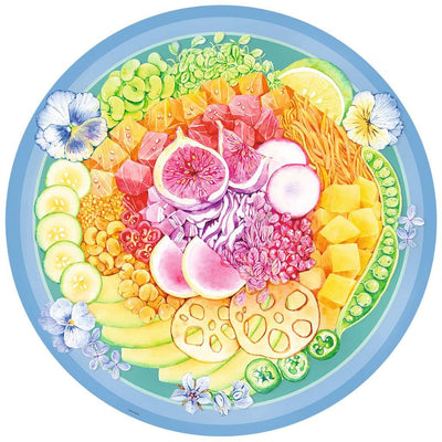 RAVENSBURGER CIRCLE OF COLORS - POKE BOWL 500 PIECE PUZZLE - Toyworld Frankston