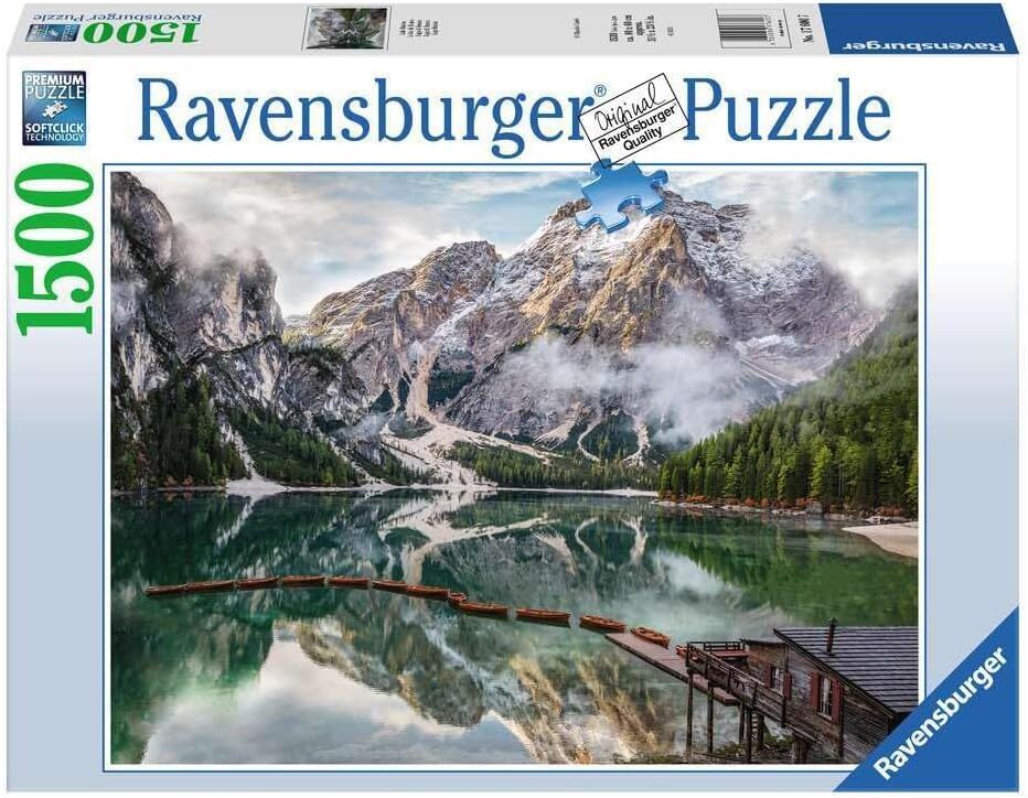 RAVENSBURGER 176007 LAGO BRAIES 1500 PIECE PUZZLE - Toyworld Frankston