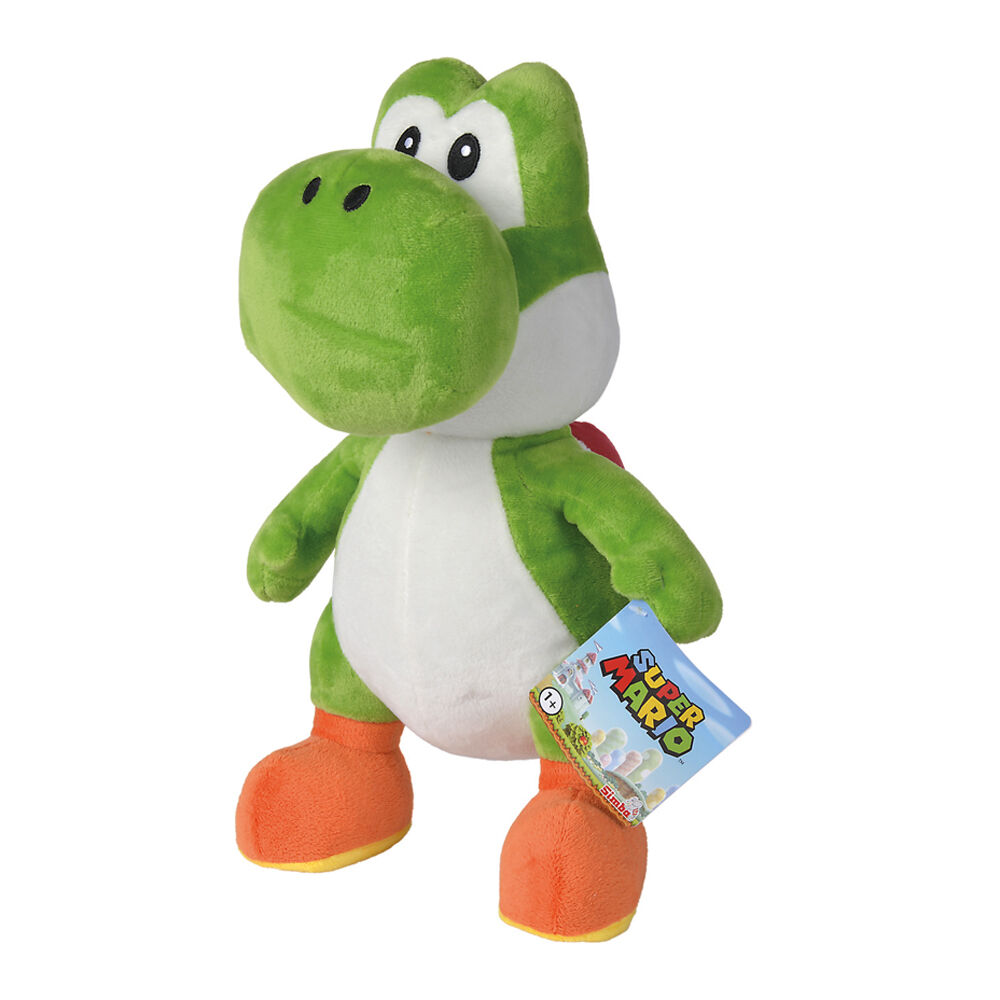 SUPER MARIO 30CM CHARACTER PLUSH -YOSHI - Toyworld Frankston