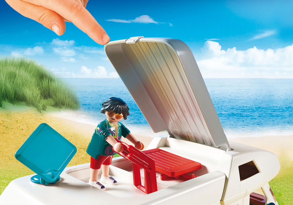 PLAYMOBIL 70088 FAMILY FUN -  FAMILY CAMPER - Toyworld Frankston