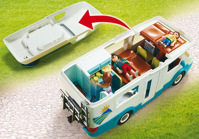 PLAYMOBIL 70088 FAMILY FUN -  FAMILY CAMPER - Toyworld Frankston