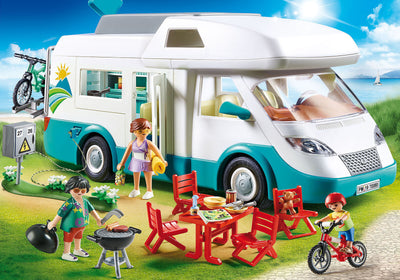 PLAYMOBIL 70088 FAMILY FUN -  FAMILY CAMPER - Toyworld Frankston