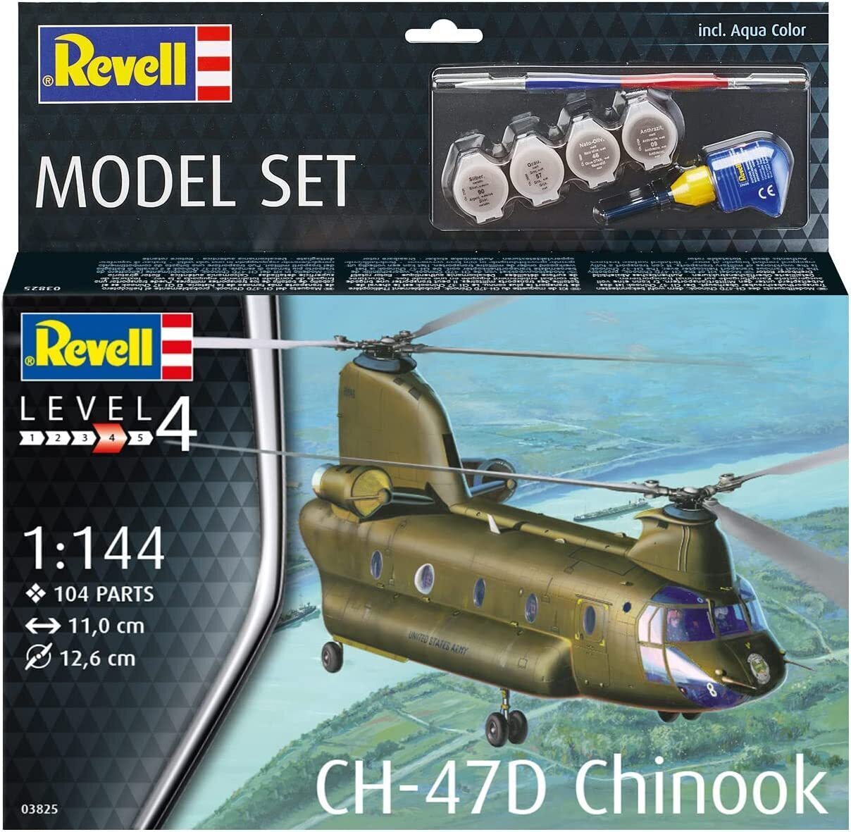 REVELL 1/144 CH-47D CHINOOK STARTER SET - Toyworld Frankston