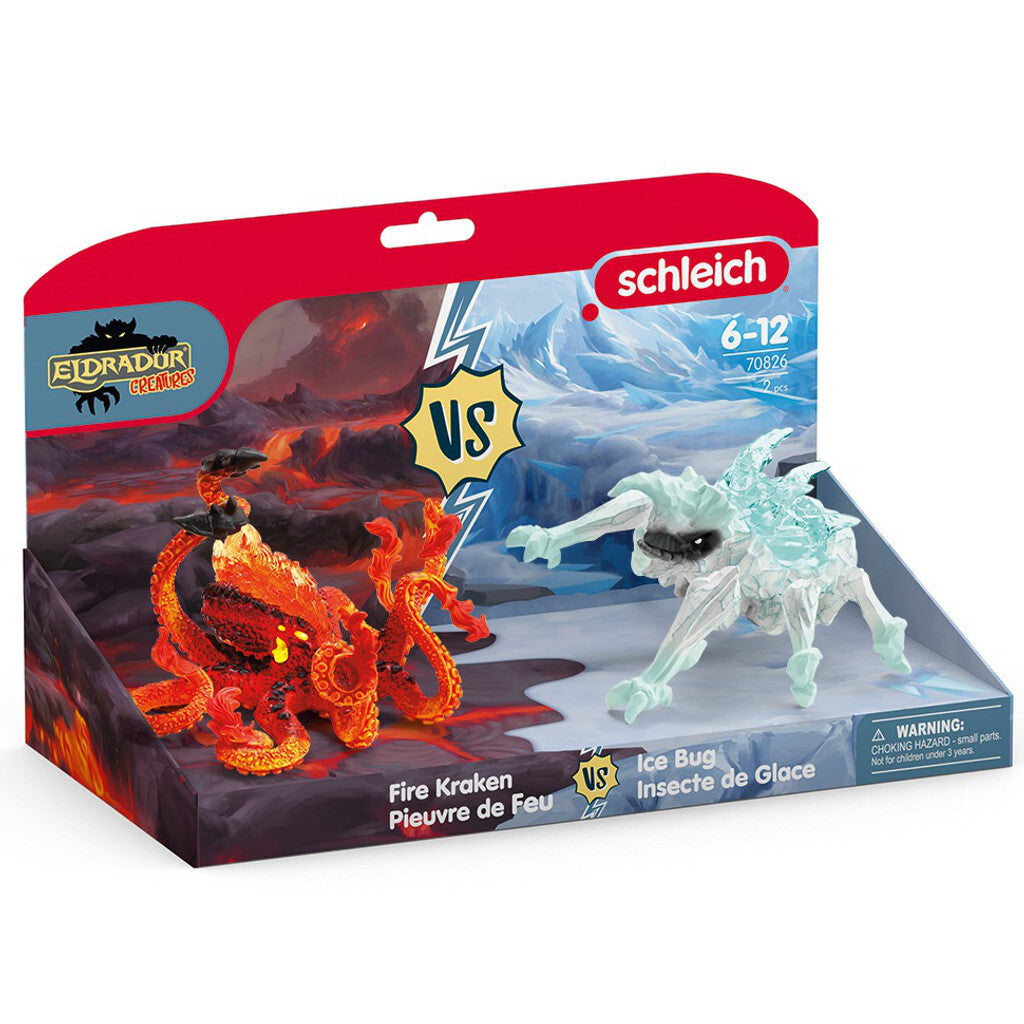 SCHLEICH - ICE BUG VS FIRE KRAKEN - Toyworld Frankston