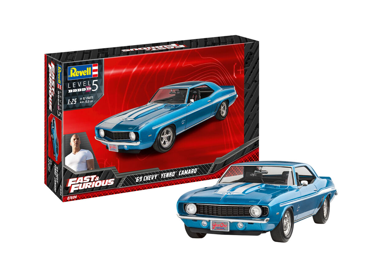 REVELL FAST & FURIOUS '69 CHEVY YENKO CAMARO - Toyworld Frankston