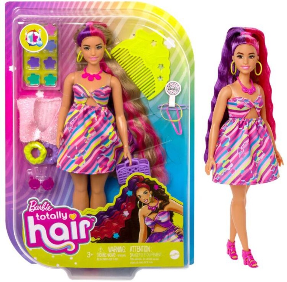 BARBIE - TOTALLY HAIR - BROWN HAIRED DOLL - Toyworld Frankston