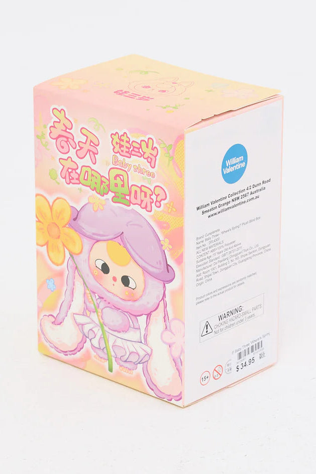 BABY THREE - WHERE'S SPRING?  PLUSH BLIND BOX