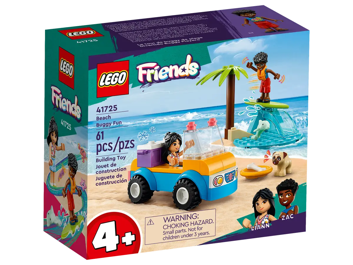 LEGO 41725 FRIENDS - BEACH BUGGY FUN - Toyworld Frankston